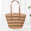 Khaki Black Wide Stripes