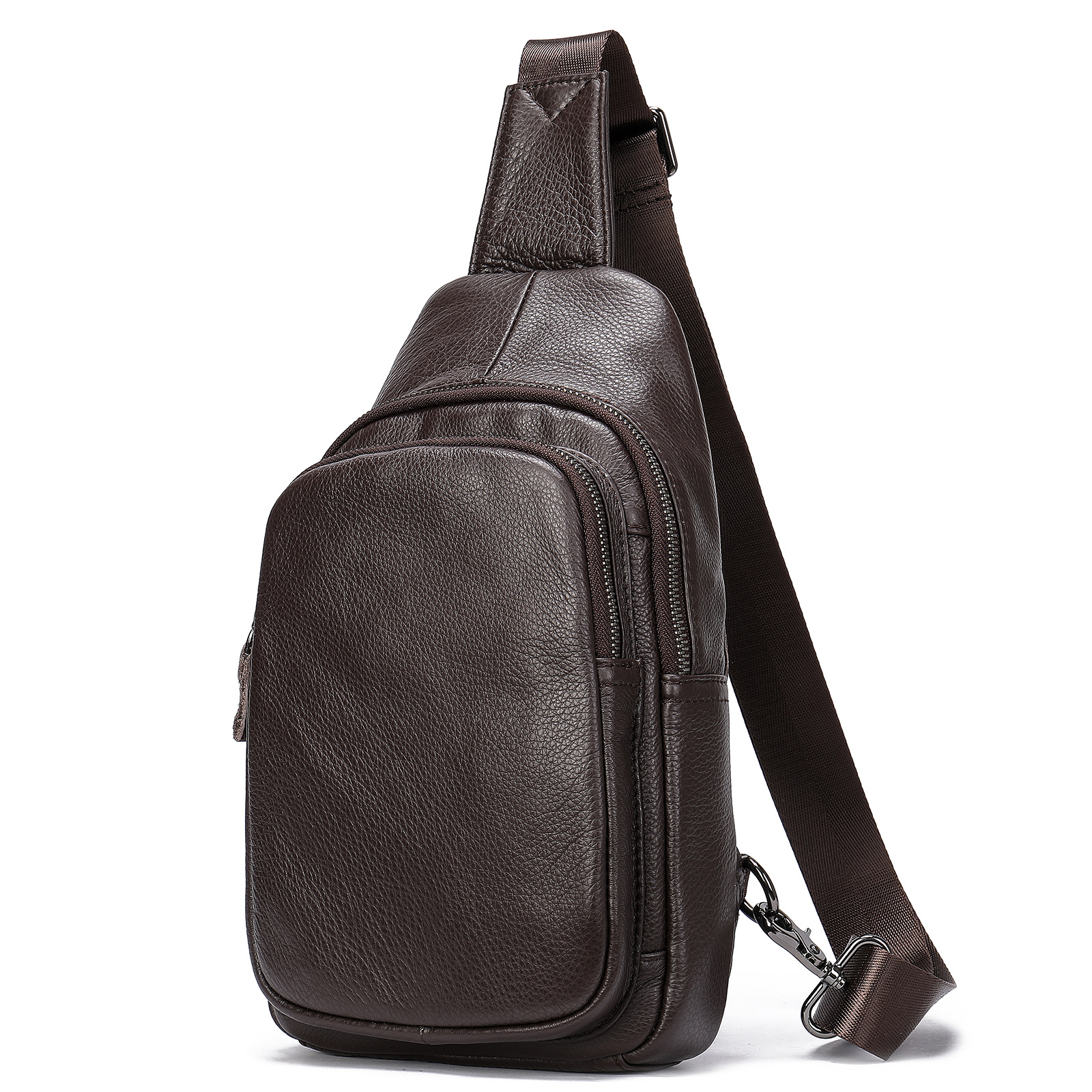 Casual chest large capacity, fashionable crossbody bag, high-end for men - Image 12