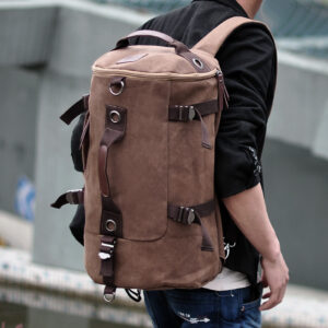 Bag Canvas British Men’s Trendy Student Sports Outdoor Travel Backpack