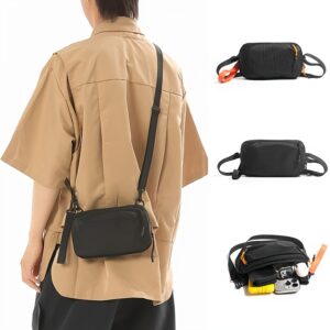 Waterproof Nylon Mini Crossbody Chest Unisex Lightweight Outdoor Running Sling Waist Bag
