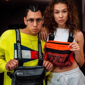 2020 New Cool Ins Letter Print Tactical Trendy Brand Chest Unisex Vest Bag