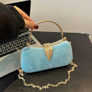 2026 New Fashion Women’s With Rhinestone Texture, Trendy Handbag And Crossbody Evening Bag