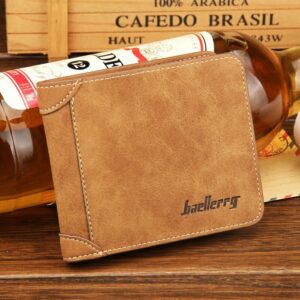 Baellerry Wallets New Arrivals Retro Short Style Hot Sale Matte Wallet High Quality Men’s Bags