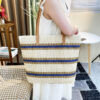 blue and brown stripes