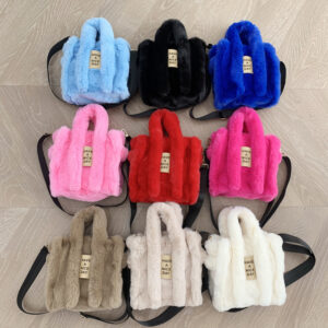 Faux Fur Tote Bag Women – Soft & Stylish Shoulder Spacious Crossbody Bag, Trendy Fluffy Handbag For Daily Use, School,