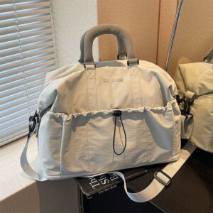 2026 New Lazy Wind Light Cover Tie Rod Fitness Expandable Dry And Wet Separation Luggage Travel Bag
