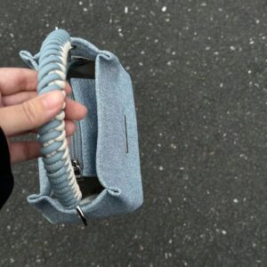 2026 New Spring Summer Canvas Niche Design High-end Simple Versatile Bucket Chain Handbag Crossbody Small Bag For Women