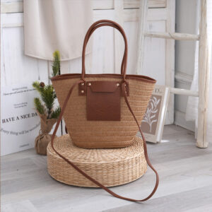 Directly Supplied By The Manufacturer, Shoulder European And American Vintage Handmade Woven Handbag, Straw Bag, Holiday
