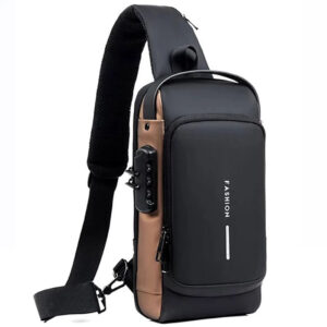 Men’s Multifunction Anti-theft USB Shoulder Bag Man Crossbody Cross body Travel Sling Chest Bags Messenger Pack For Male