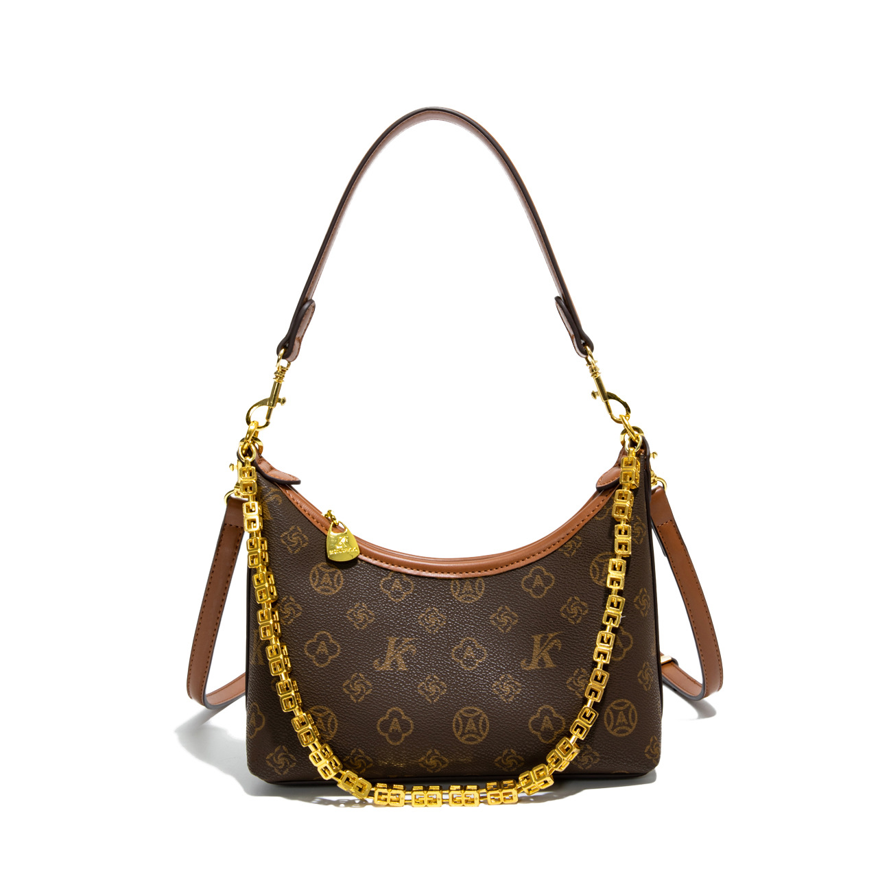 Chic Juliet Women's Fashion Chain Shoulder Retro Commuter Underarm Style Versatile Simple Crossbody Tote Bag - Image 6