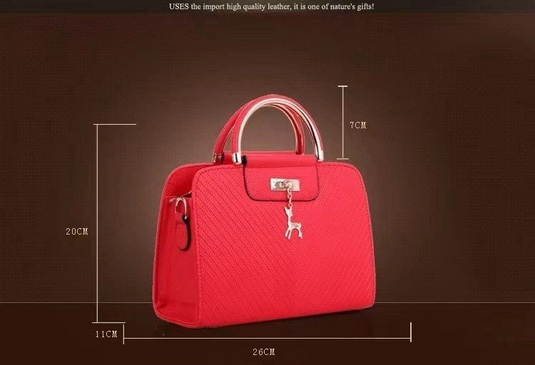 Small Square Pu Women's Solid Color Handbag Messenger Shoulder Bag Fashion - Image 9