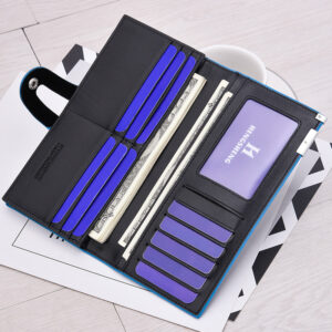 Long Fashion Mid-Length Suit Soft Leather Wallet Men’s Trendy Card Holder Comfortable
