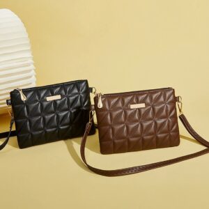 Ultra-Slim Vegan Leather Crossbody Phone Bag – Minimalist Essential Pouch For IPhone, Cards & Daily Must-Haves​