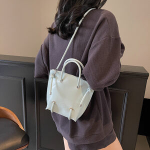 Large Capacity Textured Commuter Tote 2026 New Leather Shoulder Handbag Crossbody Bag For Women