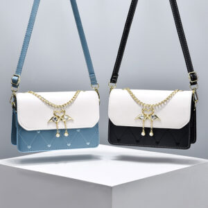 Manufacturer’s new 2026 stylish ladies’ textured forest style simple shoulder crossbody chain bag one piece dropshipping