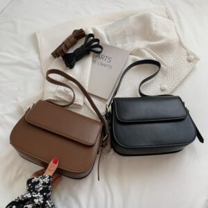 Spring Summer New Saddle Versatile Shoulder Small Square Commuter Fashion Crossbody Women’s Bag