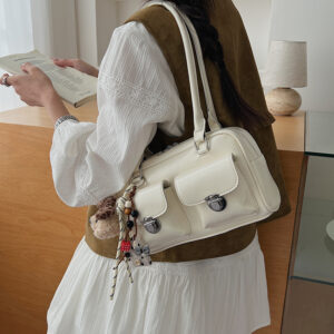 Elegant And Versatile Bowling For Women, Niche Underarm Large-capacity Commuter Bag, 2026 New Single-shoulder Tote Bag