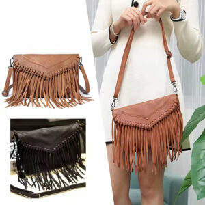Tassel Casual Trendy Women’s Hong Kong Style Envelope Ladies Shoulder Crossbody Small Bag