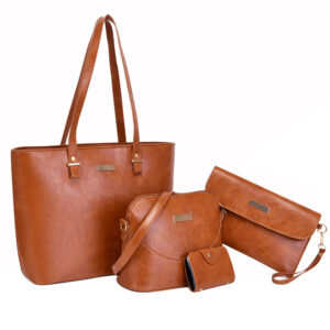 Bags For Women Fashionable Large Capacity Women’s Four Piece Set One Shoulder Handbag Messenger Bag