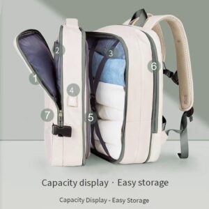 Bags Men’s Backpack Scalable New Business Travel Large Capacity Computer Schoolbag For Women