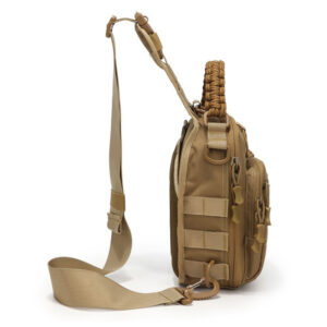Men’s Outdoor Sports Shoulder Messenger Military Fan Multi-functional Waterproof And Wear-resistant Camouflage Tactical