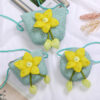 Sky Blue Smiley Green Lotus