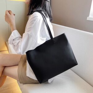 2026 New Tote For Women, Large Capacity, Simple Japanese Style Commuter Bag, Handbag, Casual Versatile Shoulder Bag