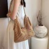 Brown + Drawstring Pocket