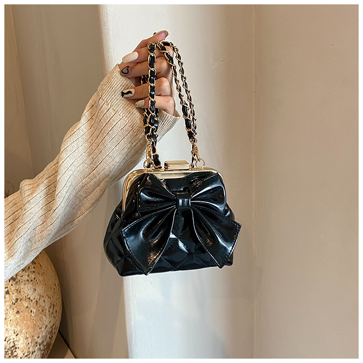 Sweet Cute Mini For Women 2026 Spring New Bowknot Crossbody High-end Earphone Lipstick Bag - Image 6