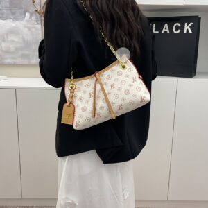 Retro Luxury Airport For Women Large Capacity Fashionable Shoulder Crossbody Bag High Quality Trendy