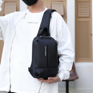 New High-capacity For Men With Simple Storage, Bag, Anti-theft, One Shoulder Crossbody Outdoor Sports Chest Bag
