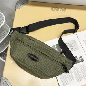 Japanese-style Men’s Chest Outdoor Simple And Stylish Crossbody , 2026 New Model, Student Cycling Sports Phone Waist