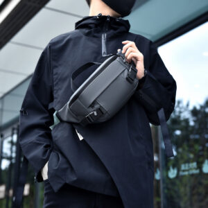Fall/Winter Chest BagMen’s Athletic Waist BagCasual One Shoulder Crossbody BagMultifunctional Outdoor Bag