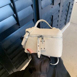 Women’s Bag 2026 New Korean Fashion One Shoulder Crossbody Small Square Bags Personalized Elegant Ladies Party Handbags