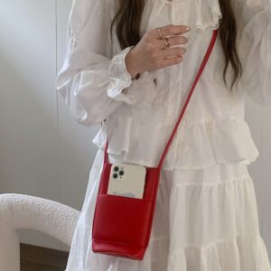 Korean Style INS Soft Leather Bag For Women, Exquisite And Compact, Simple Crossbody Small Bag, Versatile Mini Walking