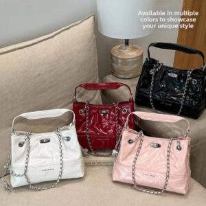 Spacious Women’s Commuter Bag High End Versatile Shoulder Bucket Multi Purpose Backpack New Style