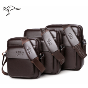 Bags New Men’s PU Leather Shoulder Business Large Capacity Messenger Bag One Piece Dropshipping