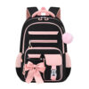Black and pink single bag
