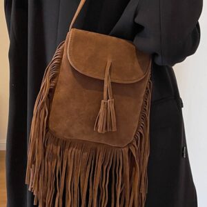 High-End Minimalist Niche Design Tassel Single Shoulder Crossbody For Women 2026 Autumn Winter New Trendy Bucket Bag