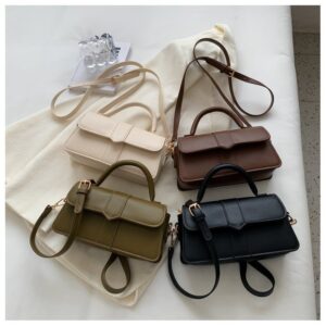 2026 New High-End Small Square Simple And Elegant Commuter Shoulder Bag Niche Handbag For Women