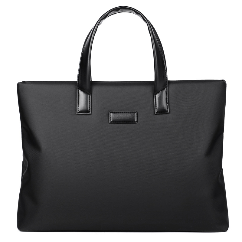 Briefcase, portable large capacity business men's computer bag, office file bag
