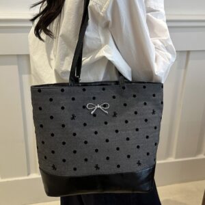 College-style Canvas 2026 New Trendy Korean Tote Casual Large-capacity Women’s Shoulder Bag