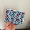Blue with navy blue and red
