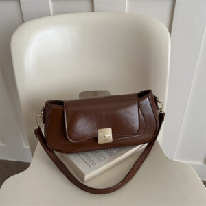 Trendy And Stylish Cross-border Handb For Women, 2026 Summer New Fashion Lock-strap Shoulder B, Commuter Crossbody