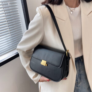 Women’s Fashion Small Handbags High Quality Trendy Retro Crossbody Shoulder Underarm Square Bags for Autumn Winter
