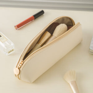 Organ pillow Makeup PU Leather toiletry bag High appearance level tote Travel portable storage bag(Two-piece set)