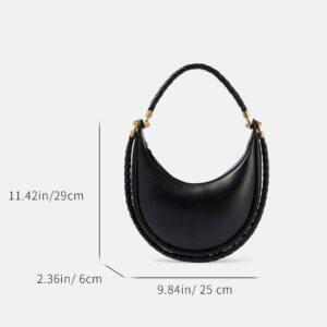 Bags New Niche High End Fashion Women’s Single Shoulder Underarm Texture Hand Held Crescent Bag