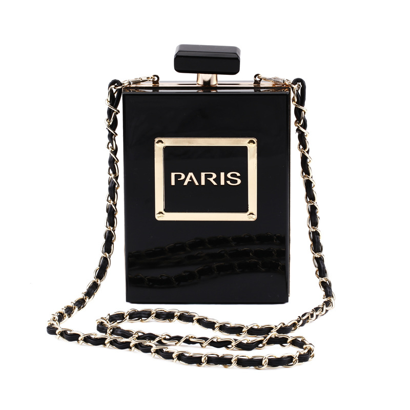 2020 New Transparent Acrylic Vertical Square Single Shoulder Crossbody Party Dress Evening Bag For Women - Image 11