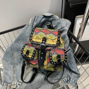 European And American Style Large-capacity Women’s Backpack 2026 Spring/summer New Niche Design Trendy Shoulder Bag For