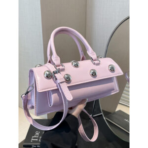Personalized Street Rivet Portable Small Square Fashion Spice Girl Style Niche Versatile Messenger Bag Female